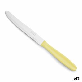 Cuchillo de Mesa Arcos Amarillo Acero Inoxidable Polipropileno (12 Unidades) Precio: 21.95000016. SKU: S8426100