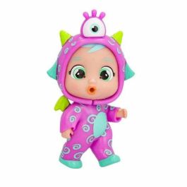 Muñeco bebe lloron jumpy monsters contiene 6 accesorios en cada capsula, con lagrimas de slime 5,5x13,7x6,5 cm - modelos surtidos