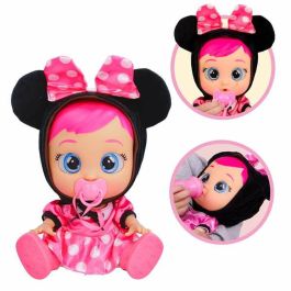 Muñeco bebé llorón minnie 30 cm con ropa personalizada ¡llora lágrimas de verdad!