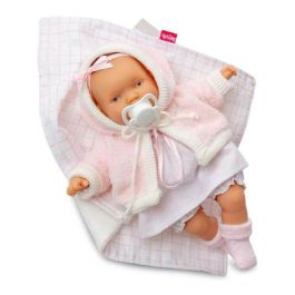 Berjuan Muñeca Llorona Trousseau 28cm con Sonido y Pilas LR44 Incluidas, Vestido, Chaqueta y Chupete Berjuan Muñeca Llorona Trousseau 28cm con Sonido y Pilas LR44 Incluidas, Vestido, Chaqueta y Chupete