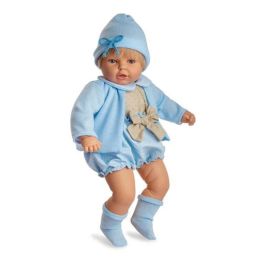 Berjuan Muñeco Mi Nene Niño con Cuerpo Blandito y Traje Azul de 60 cm para Niños a partir de 3 Años
