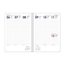 Dohe Agenda Anual Syncro Espiral 15x21 cm S-V Cierre C-Goma Pp Azul 2025