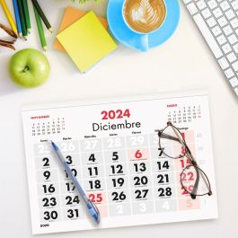 Dohe Calendario Sobremesa-Faldilla 30x21 cm Números Grandes 2025