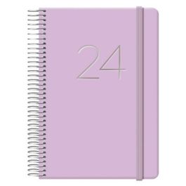 Dohe Agenda gloss dia pagina espiral 12,5x18 cm morado 2023