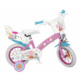 Bicicleta Infantil Peppa Pig 12" Rosa