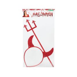 Accesorios para Disfraz Rojo Demonio Poliéster Halloween