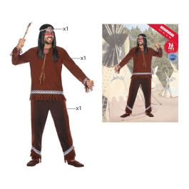 Disfraz para Adultos Marrón Indio Americano (2 Piezas)
