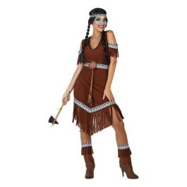 Disfraz para Adultos Marrón Indio Americano (3 Piezas)