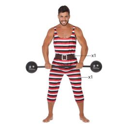 Disfraz para Adultos Multicolor Hombre Forzudo Circo (2 Piezas) Disfraz para Adultos Multicolor Hombre Forzudo Circo (2 Piezas)