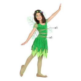 Disfraz para Niños Verde Hada de Primavera Fantasía (2 Piezas) (2 pcs)
