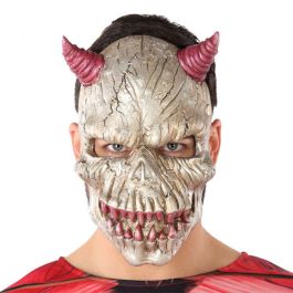 Máscara Halloween Demonio Plateado Hombre Adulto Precio: 5.50000055. SKU: S1123368