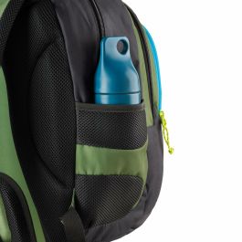 Mochila Triple Amsterdam Reciclada Rider Green Miquelrius MR19331