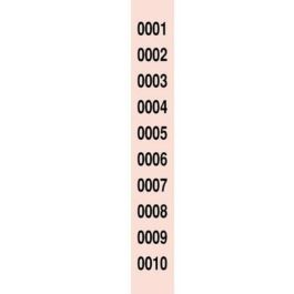 Tiras de Números para Rifa 1-2000 (30 unidades)