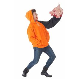 Disfraz para Adultos Halloween Cerdo sudadera Naranja (2 Piezas) Precio: 30.94999952. SKU: B18MKELHXM