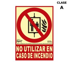 Cartel de extinción "no utilizar en caso de incendio" clase a (pvc 1mm) 21x30cm normaluz Precio: 6.6550006655. SKU: B1GJLVX8N8