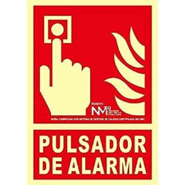 Cartel de extinción "pulsador de alarma" clase a (pcv 1mm) 21x30cm normaluz Precio: 6.6550006655. SKU: B1HWYY5W67