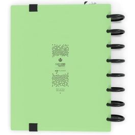 Carchivo agenda my planner ingeniox espiral a5 240h c/separadores extraíbles 100 gr tapas pp cierre c/goma verde