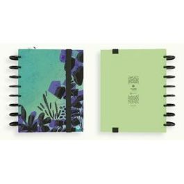 Carchivo agenda my planner ingeniox espiral a5 240h c/separadores extraíbles 100 gr tapas pp cierre c/goma verde