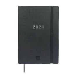 Finocam agenda 16 meses dotted y10 svh t/flexible negro 2023-2024