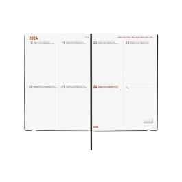 Finocam agenda 16 meses dotted y10 svh t/flexible negro 2023-2024