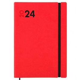 Finocam agenda anual dynamic mara y11 1dp 165x240mm rojo 2024