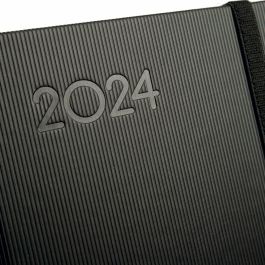 Finocam agenda mínimal textura m0 svv 104x73mm negro 2024