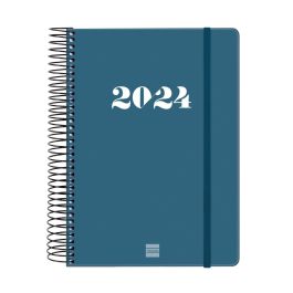 Finocam agenda espiral my e10 1dp 155x212mm azul 2024 Finocam agenda espiral my e10 1dp 155x212mm azul 2024