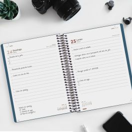 Finocam agenda espiral my e10 1dp 155x212mm azul 2024 Finocam agenda espiral my e10 1dp 155x212mm azul 2024