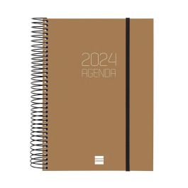 Finocam agenda espiral opaque e10 1dp 155x212mm marrón 2024 Finocam agenda espiral opaque e10 1dp 155x212mm marrón 2024