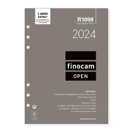 Finocam recambio agenda anual open 1000 1dp 155x215mm r1098 2024 Finocam recambio agenda anual open 1000 1dp 155x215mm r1098 2024