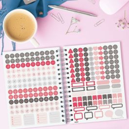 Finocam agenda espiral you e10 1dp 155x212mm poppy 2024