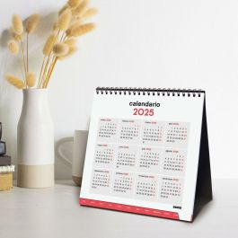 Finocam Calendario De Sobremesa Para Escribir S-190x190 mm Con Pestañas Neutro 2025