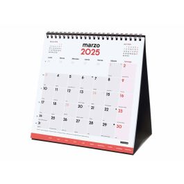 Finocam Calendario De Sobremesa Para Escribir S-190x190 mm Con Pestañas Neutro 2025