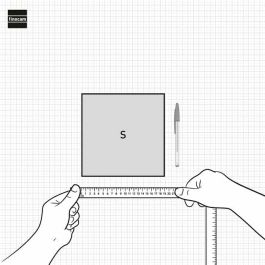 Finocam Calendario De Sobremesa Para Escribir S-190x190 mm Con Pestañas Neutro 2025