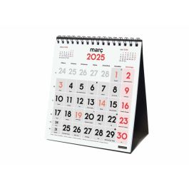 Finocam Calendario De Sobremesa Números Grandes XS-140x150 mm Neutro 2025 Catalán