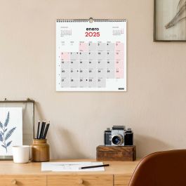 Finocam Calendario De Pared Para Escribir 300x300 mm Neutro 2025