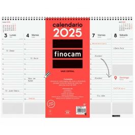 Finocam Vade Calendario Espiral 420x310 mm Semana Vista Neutro 2025