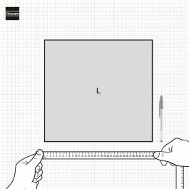 Finocam Calendario De Pared Para Escribir L-340x320 mm Neutro 2025