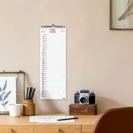 Finocam Calendario De Pared Para Escribir Largo L-155x430 mm Neutro 2025