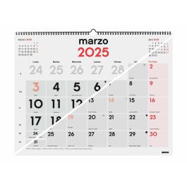 Calendario 2025 Neutro Pared Mixto XL 540X420Mm Finocam 780020025