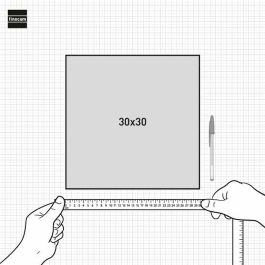 Finocam Calendario De Pared Para Escribir 300x300 mm Chic Blanco 2025