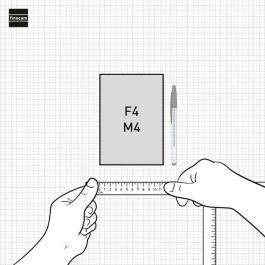 Finocam Agenda Anual Minimal Textura M4-118x168 mm 1Dp Azul 2025