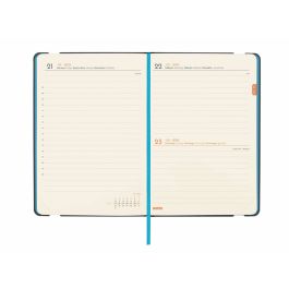 Finocam Agenda Anual Flexi Lisa F4-118x168 mm 1Dp Negro 2025