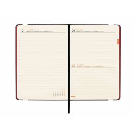 Finocam Agenda Anual Flexi Lisa F4-118x168 mm 1Dp Rojo 2025