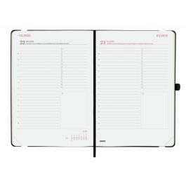 Finocam Agenda Anual Capri Fa5-148x210 mm 1Dp Negro 2025