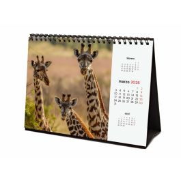 Finocam Calendario De Sobremesa Para Escribir S-210x150 mm Imágenes Fauna Salvaje 2025