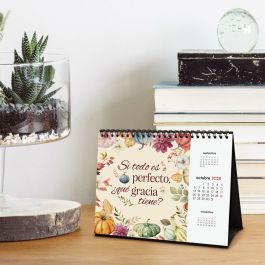 Finocam Calendario De Sobremesa Para Escribir S-210x150 mm Imágenes Frases Motivadoras 2025