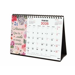 Finocam Calendario De Sobremesa Para Escribir S-210x150 mm Imágenes Frases Motivadoras 2025