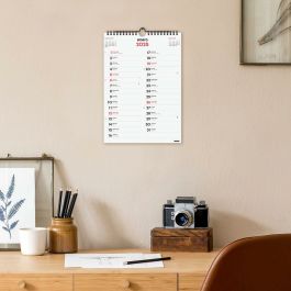 Finocam Calendario De Pared Para Escribir Dos Columnas M-210x300 mm Neutro 2025