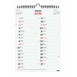 Finocam Calendario De Pared Para Escribir Dos Columnas M-210x300 mm Neutro 2025